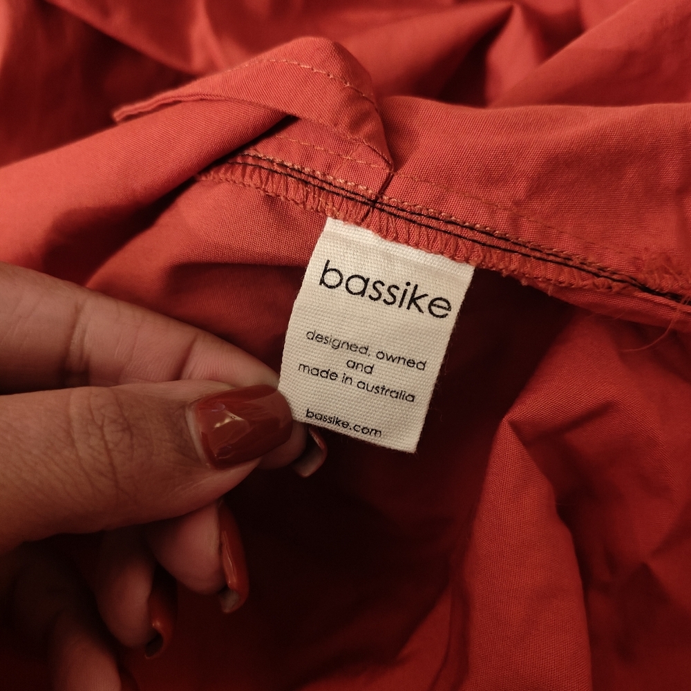 Bassike Two-Tone Cotton Halterneck‎ Maxi Dress - Picture 9 of 11